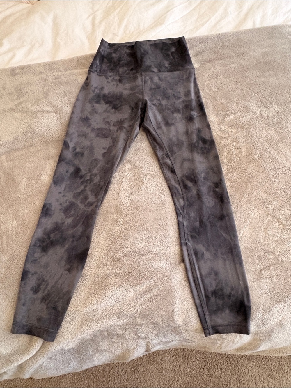 Lululemon Align High-Rise Pant 25” Diamond Dye Pitch Grey Graphite Grey Size 6 - Picture 2 of 10
